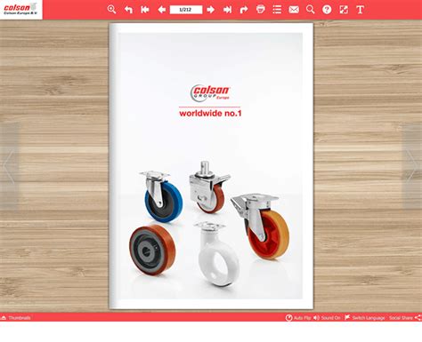 Colson Europe. Votre fournisseur de roues et roulettes de.